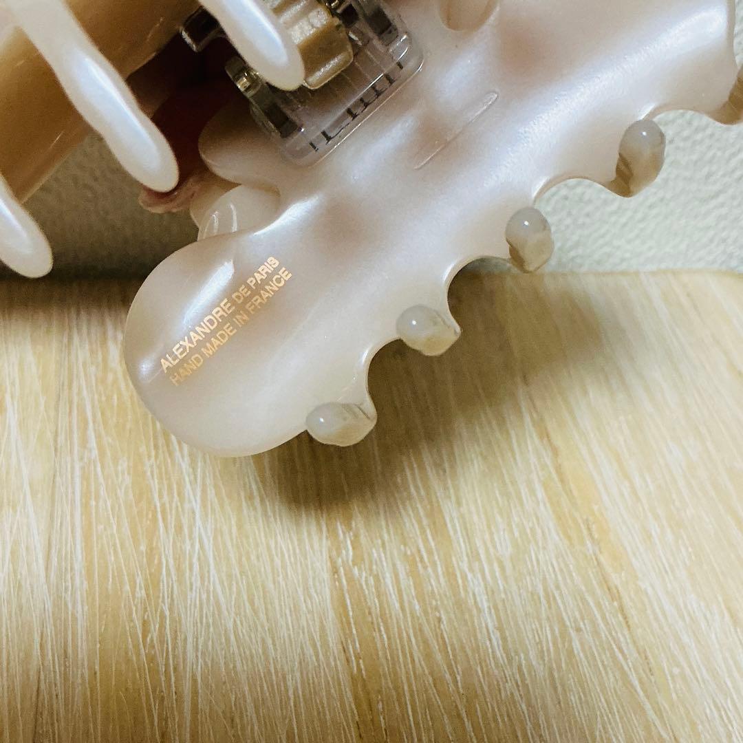 Alexandre de paris カメリアクリップ　ベージュ