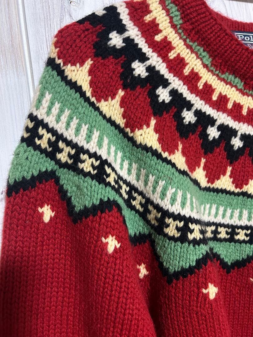 Polo by Ralph Lauren XL ハンドニットセーター