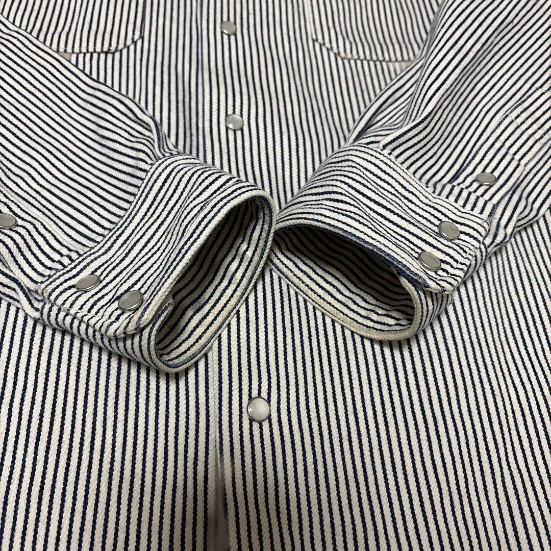 アイアンハートMAC TOOLS ヒッコリーストライプシャツ　ヘビーウエイト