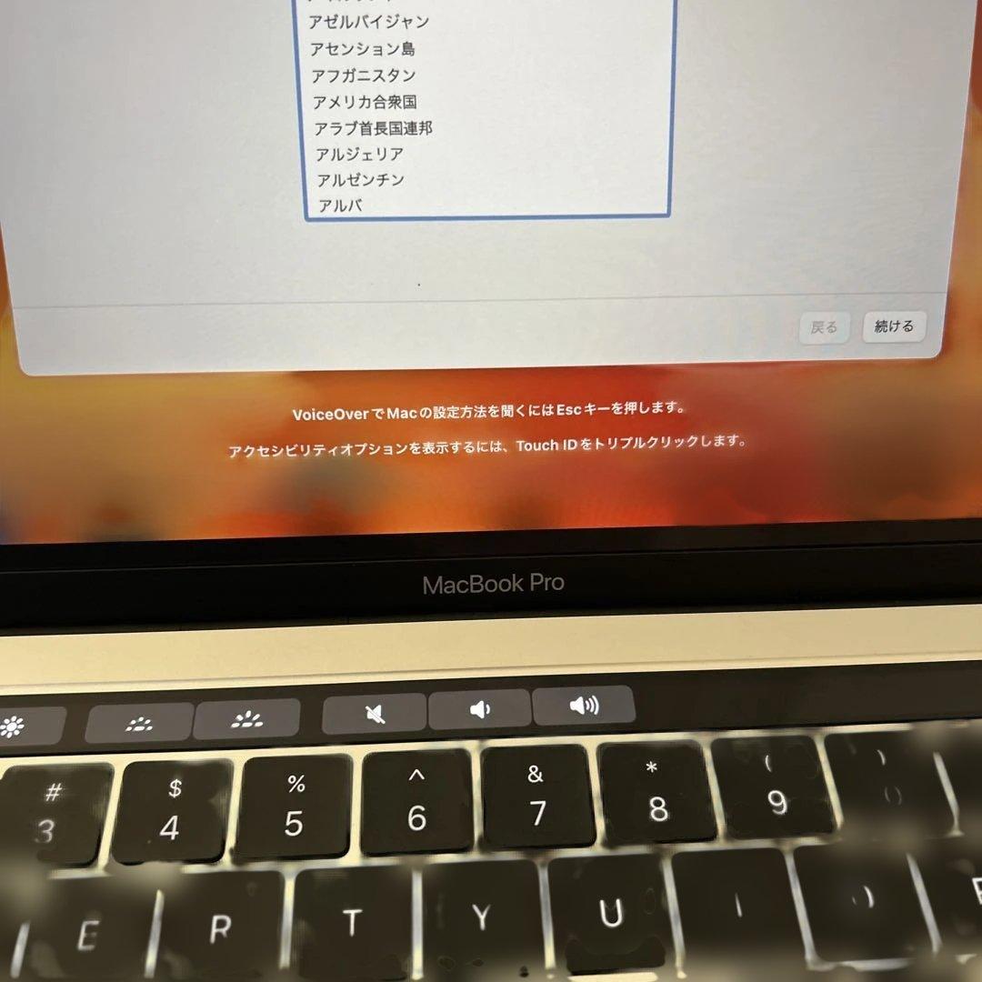 MacBook Pro 13インチ Core i7 2017 モニターに難あり