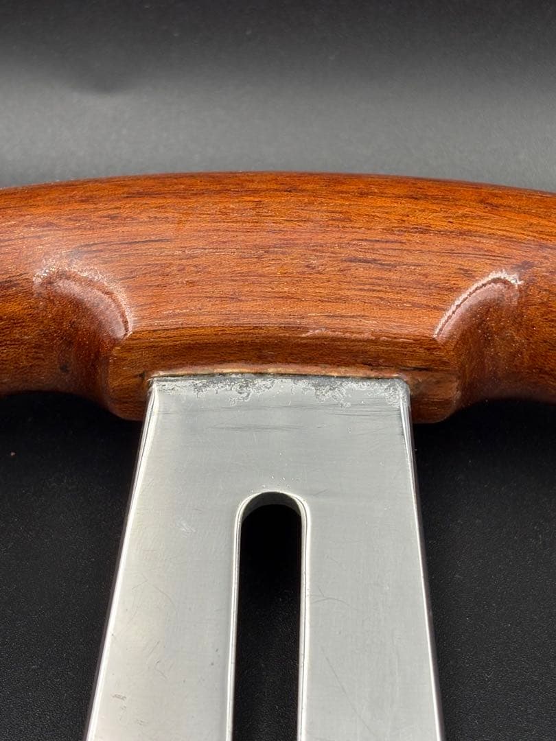 C026 OBA オバ　木製ステアリング　ハンドル　レア　ヴィンテージ 30cm