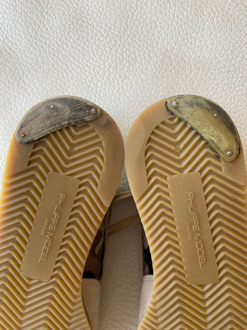 美品PHILLIPMODEL フィリップモデル　スニーカー　カモフラ　サイズ39