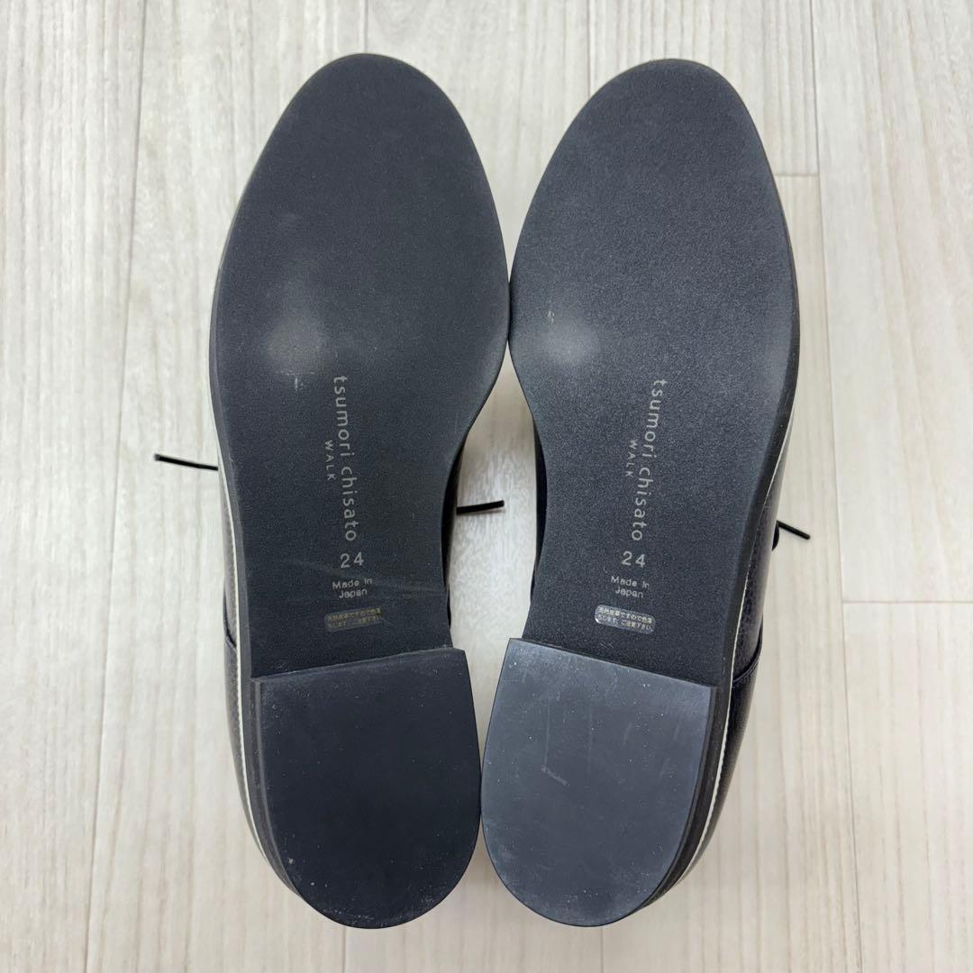 ■ 極美品 ツモリチサト ウォーク レースアップシューズ レザーシューズ 24