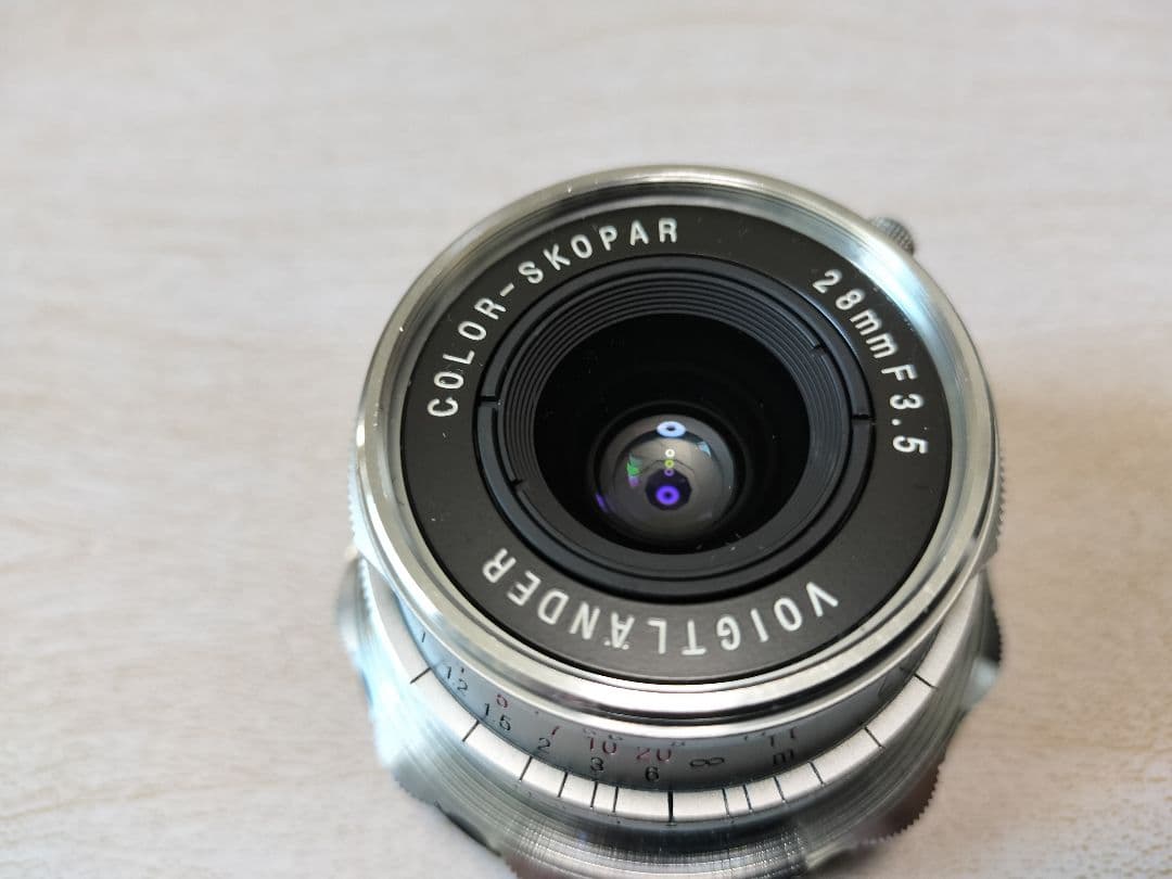 フォクトレンダー COLOR-SKOPAR 28mmF3.5 αEアダプタ付き