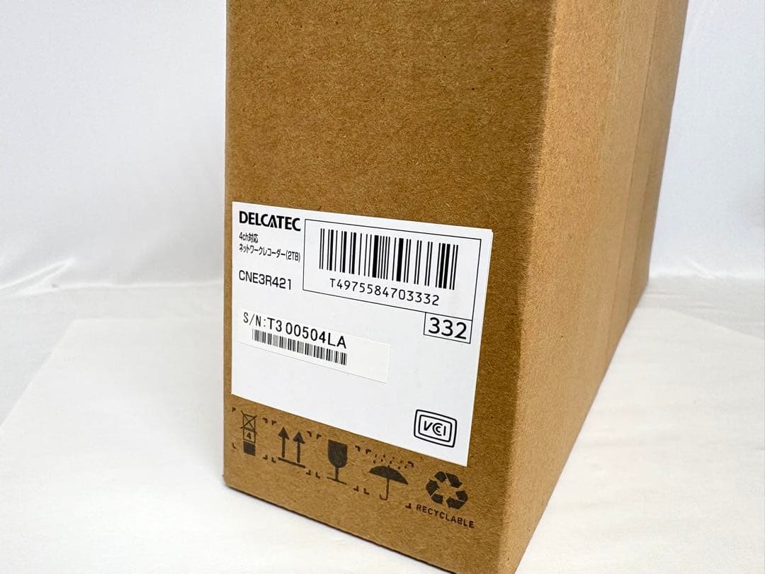 ②DXアンテナ バレット型ネットワークカメラ ＆ 4ch対応レコーダー