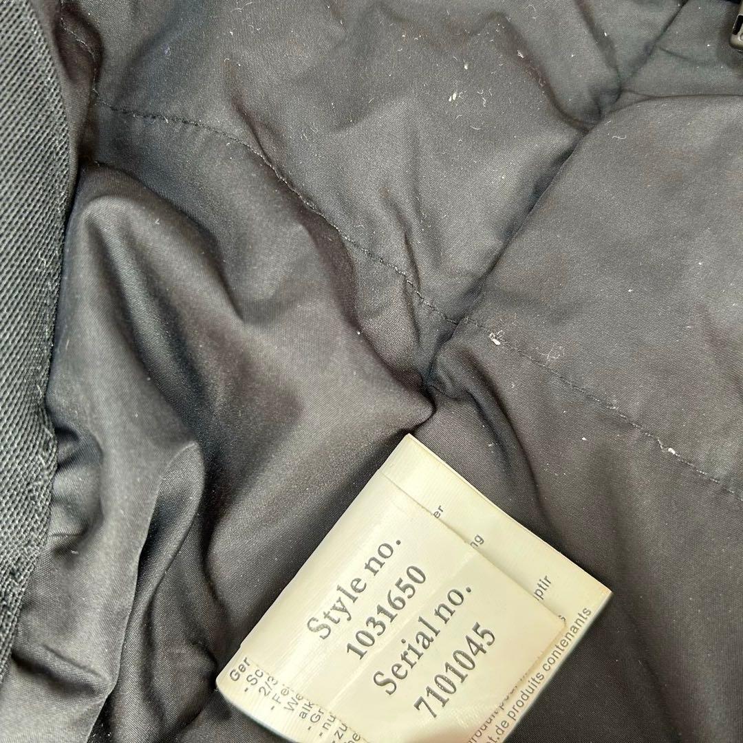 MAMMUT 中綿ジャケット オレンジ グレー ajungilak L 刺繍ロゴ