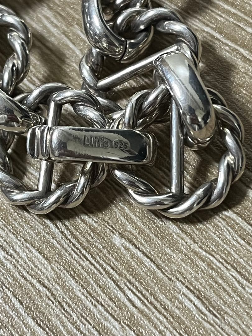 Llife ボタンブレスレット silver925 LIDNM