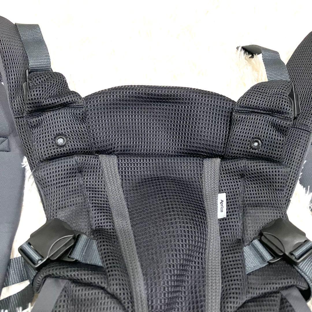 【美品】　ラクリス　抱っこ紐　アップリカ Aprica ダークグレー