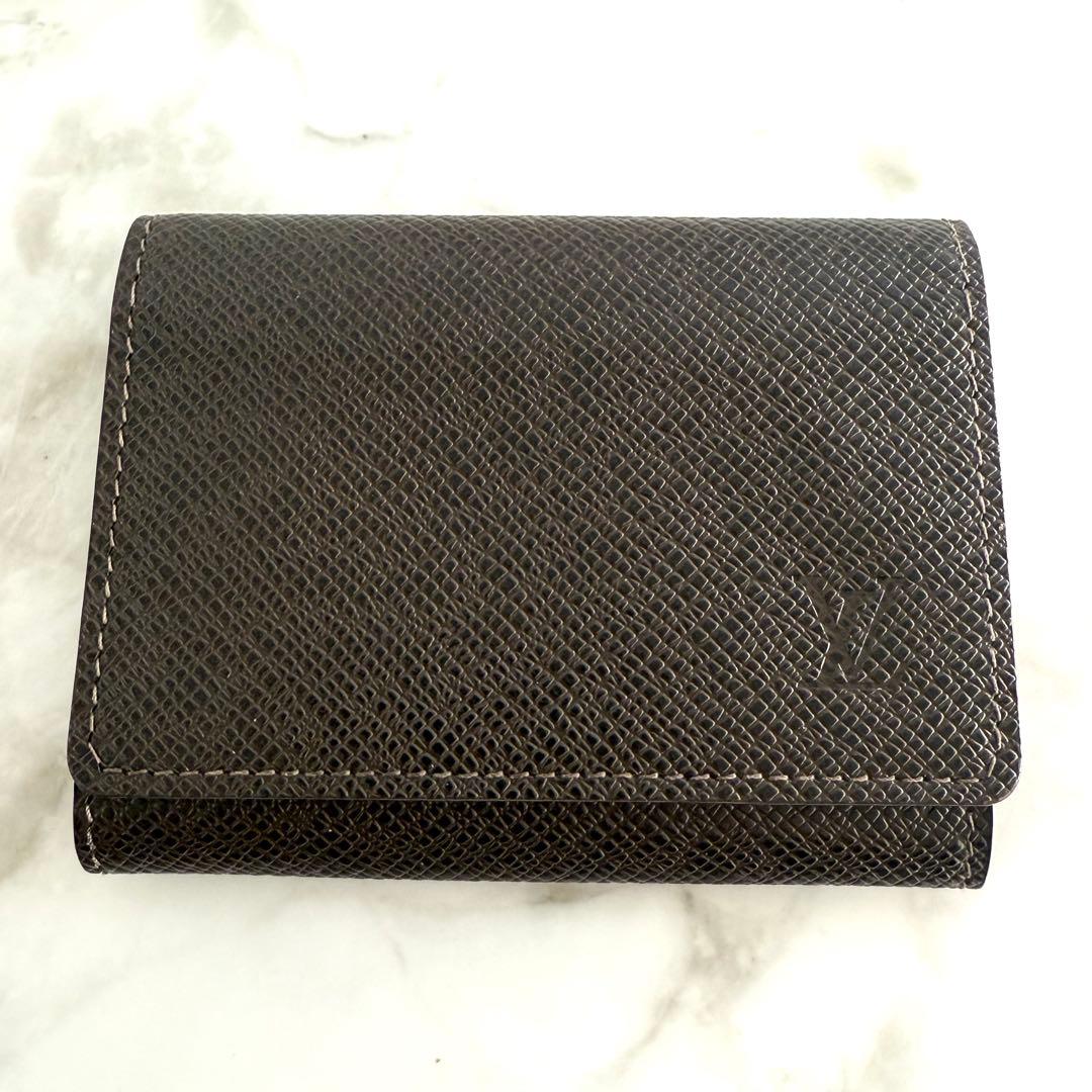 LOUIS VUITTON タイガ 名刺入れ ダークブラウン系