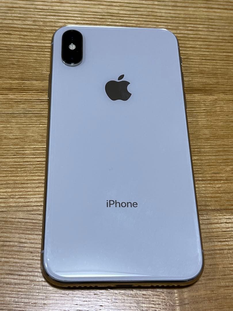 iPhone X ホワイト（シルバー?）64G 美品