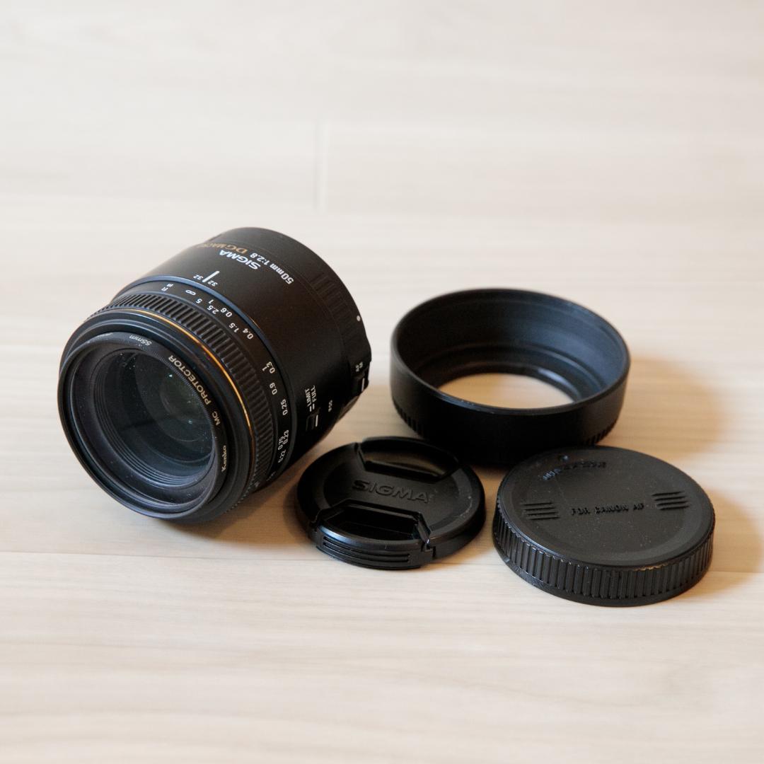 シグマ　50mm マクロ　キャノン　フルサイズOK