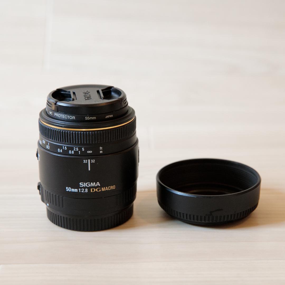 シグマ　50mm マクロ　キャノン　フルサイズOK