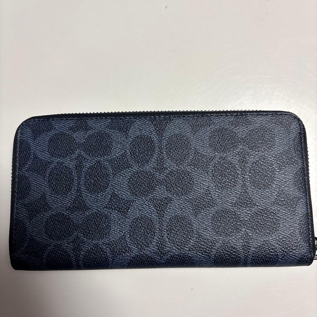 COACH ネイビー 長財布