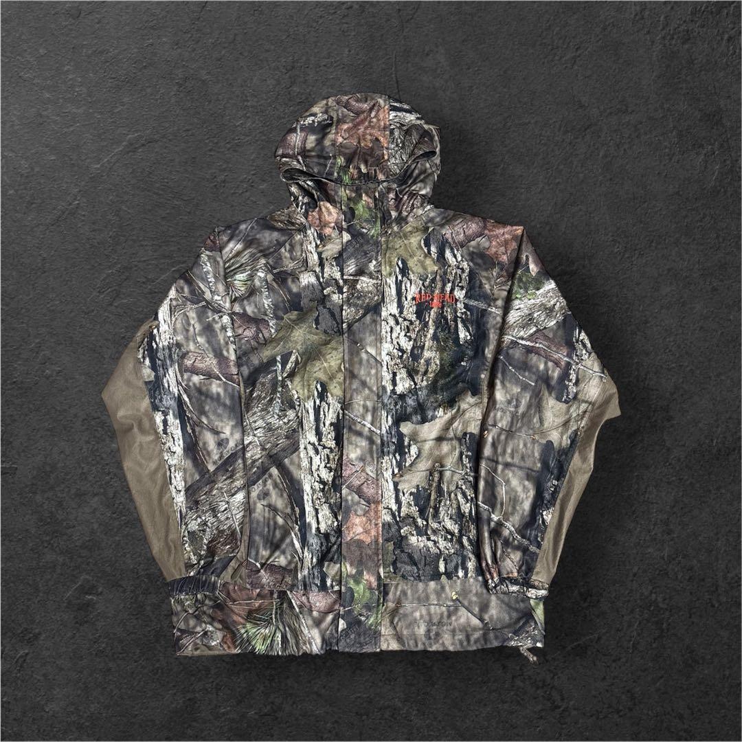 RED HEAD リアルツリーカモ 迷彩パーカー Lサイズ アウトドア 古着