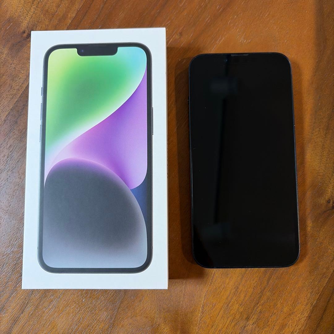 iPhone 14 128GB 箱、充電ケーブル有り