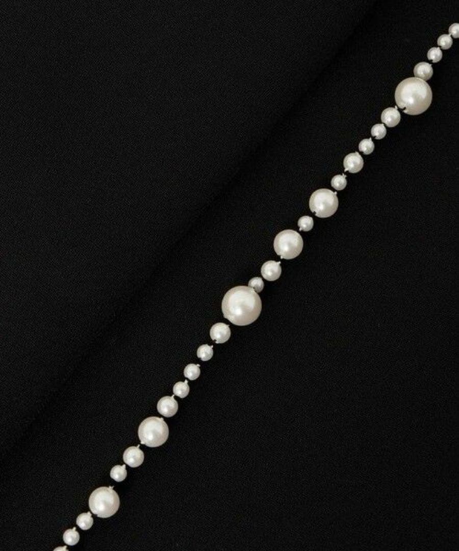 ANAYI 現行品 ダブルクロスパール ブラウス