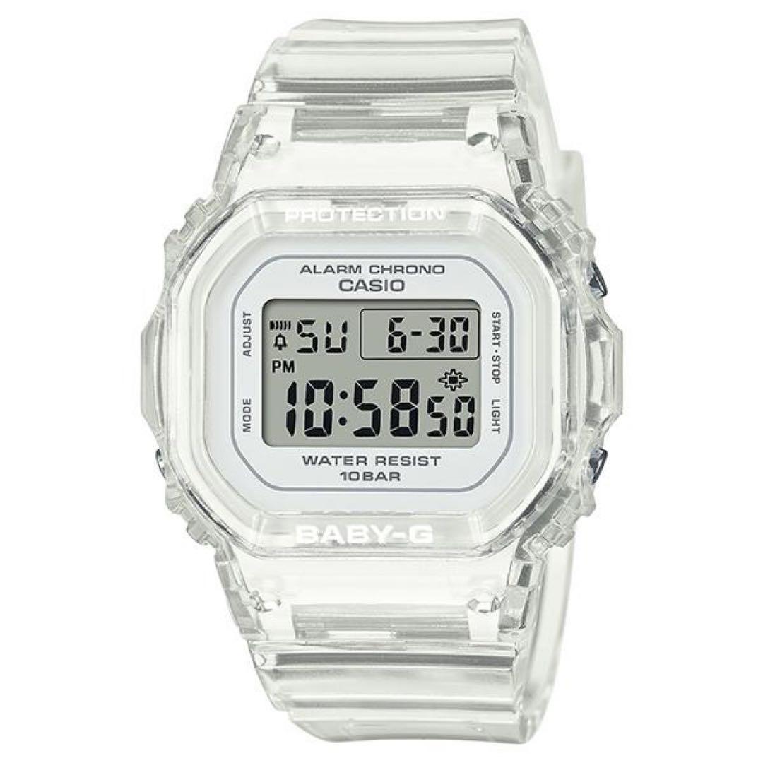 未使用　BABY-G スケルトンCASIO BGD-565US-7JF