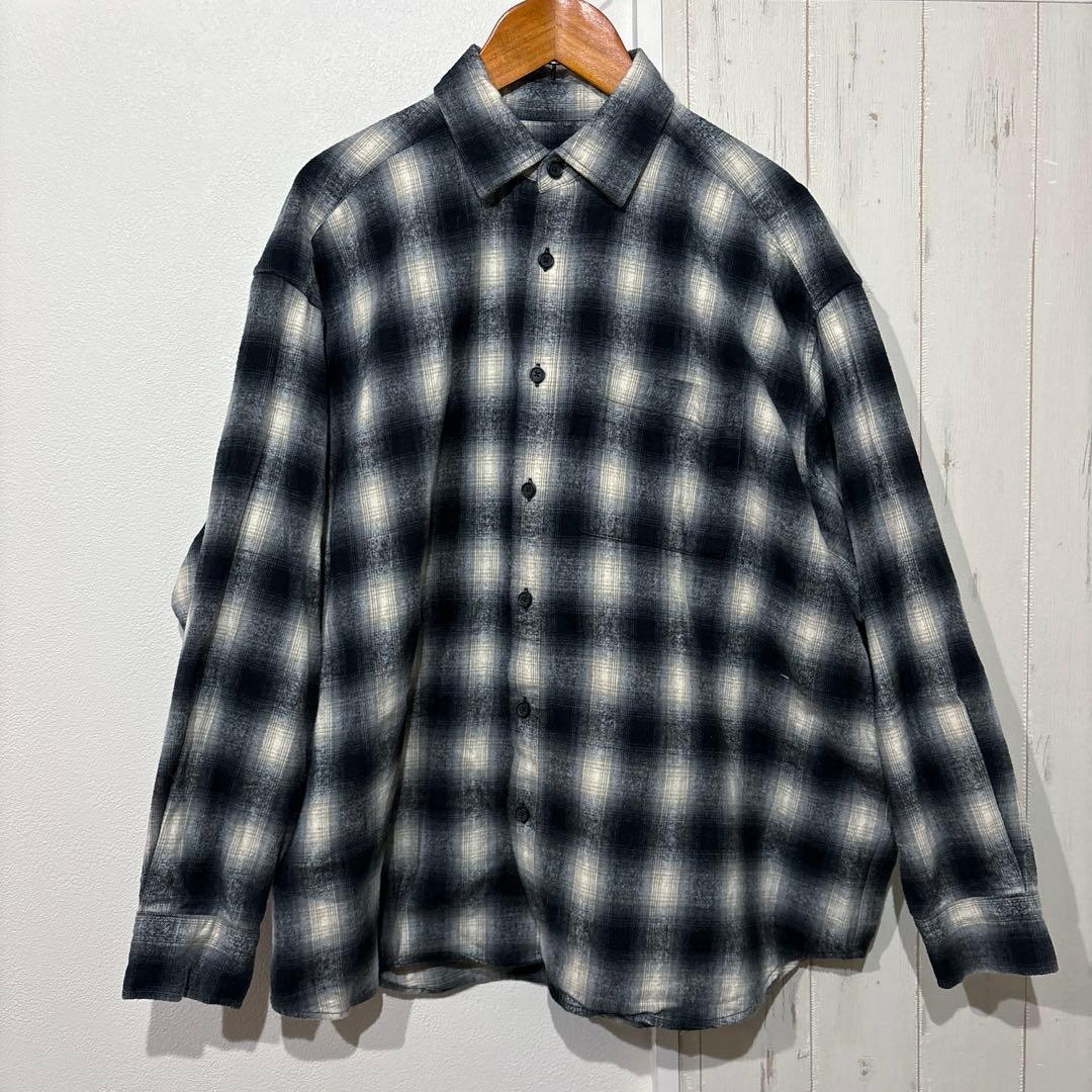 送料込み！GODSELECTIONXXX チェックネルシャツ サイズF