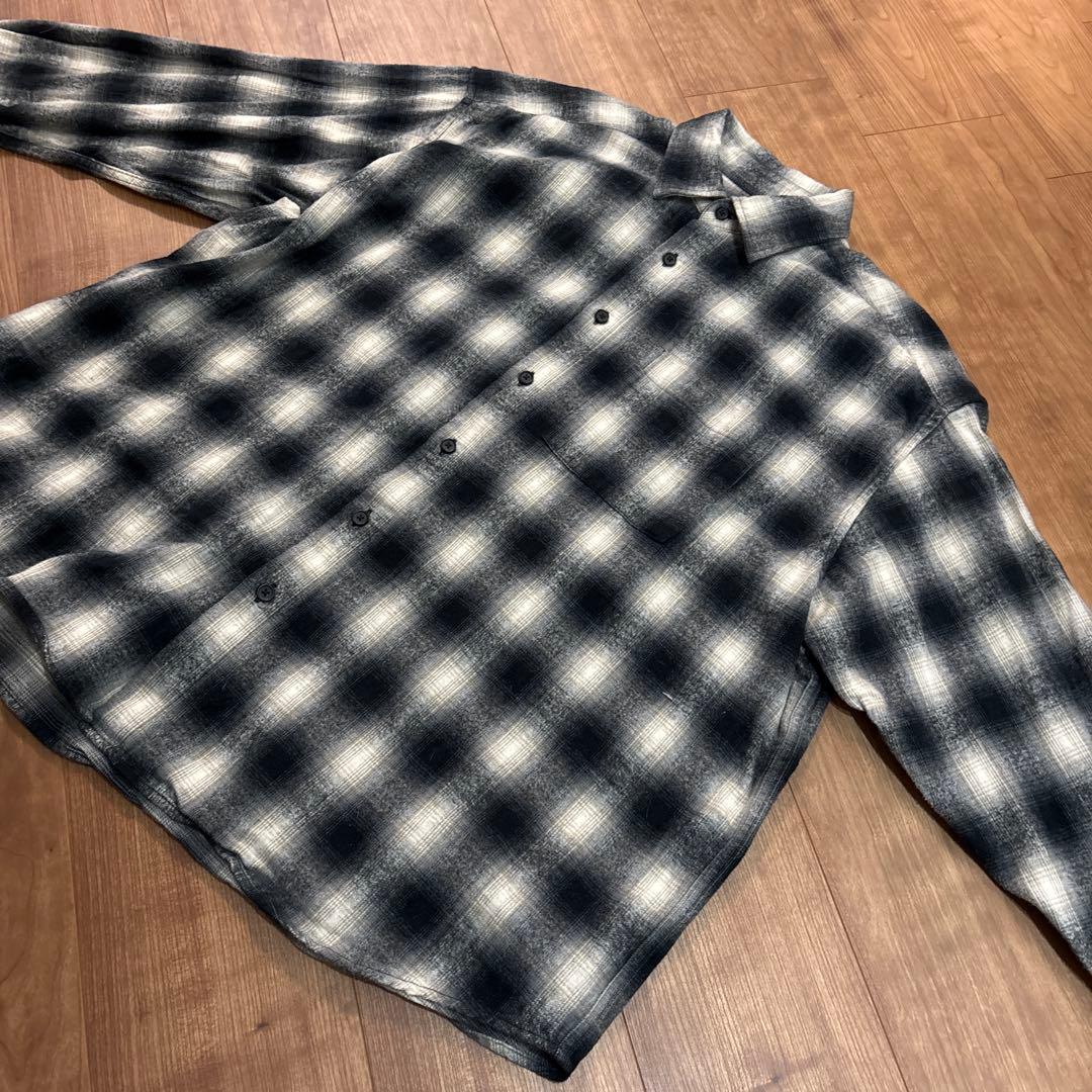 送料込み！GODSELECTIONXXX チェックネルシャツ サイズF