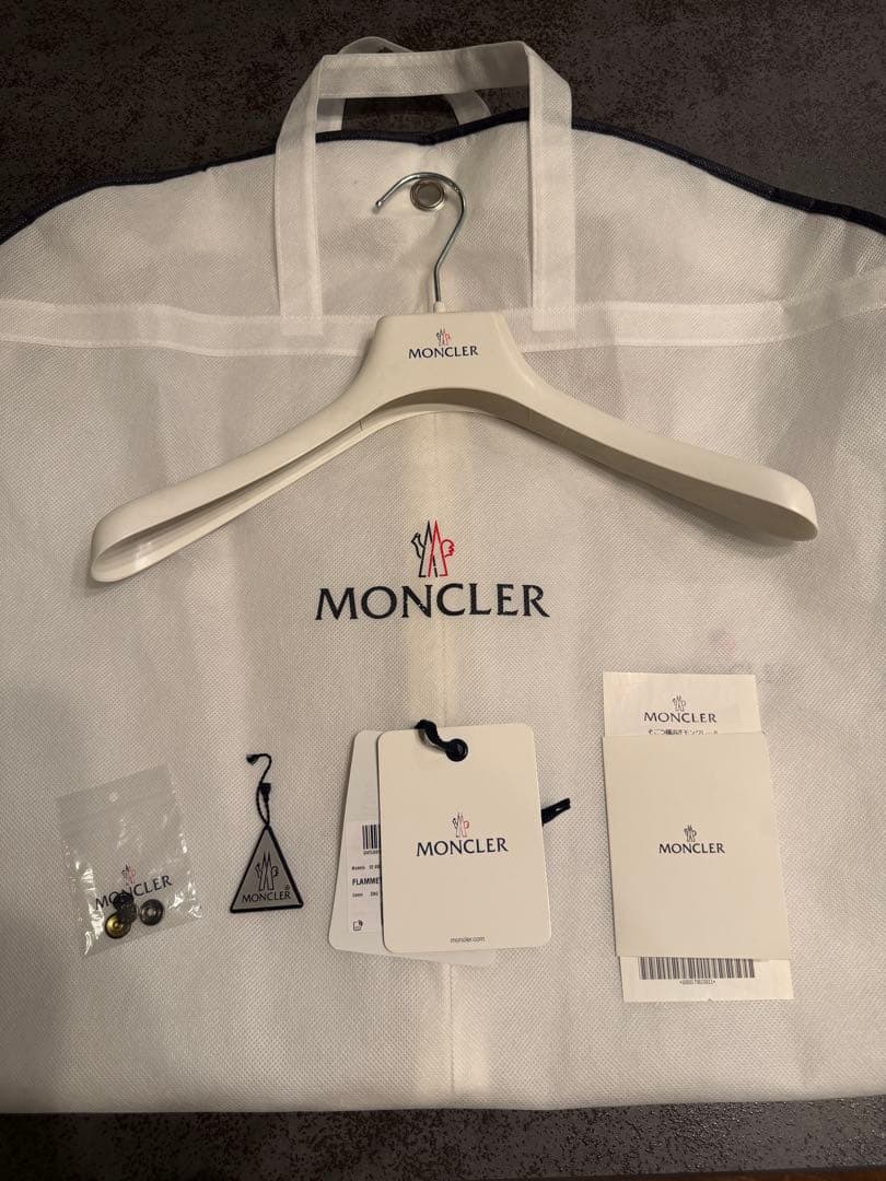 【美品】サイズ1 モンクレール Flammette フラメッテ ダウン ブラック