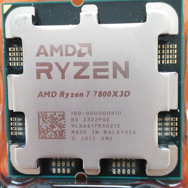 【動作品】AMD Ryzen 7 7800X3D 【国内正規品】