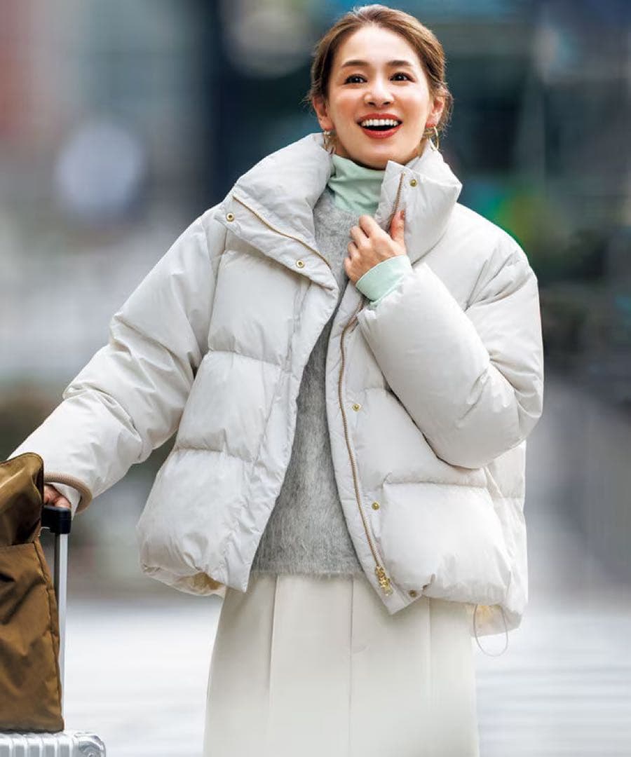 TAION今季新品VERY掲載自宅で洗濯OK軽量で暖かいコラボ ショートダウンM