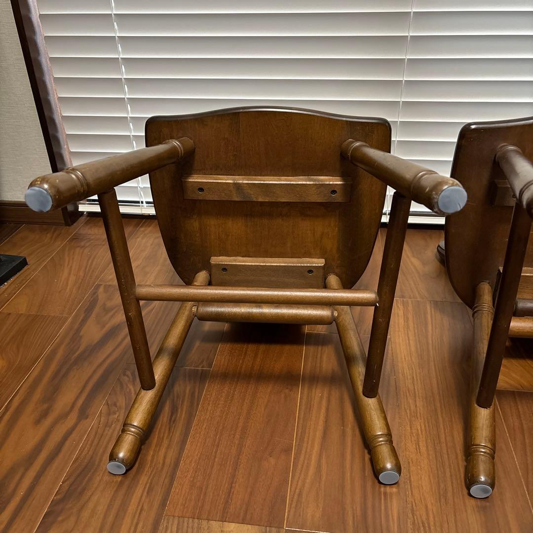 四国工芸　森のサーカス　アンティーク チェア 2脚セット 椅子 イス（2）