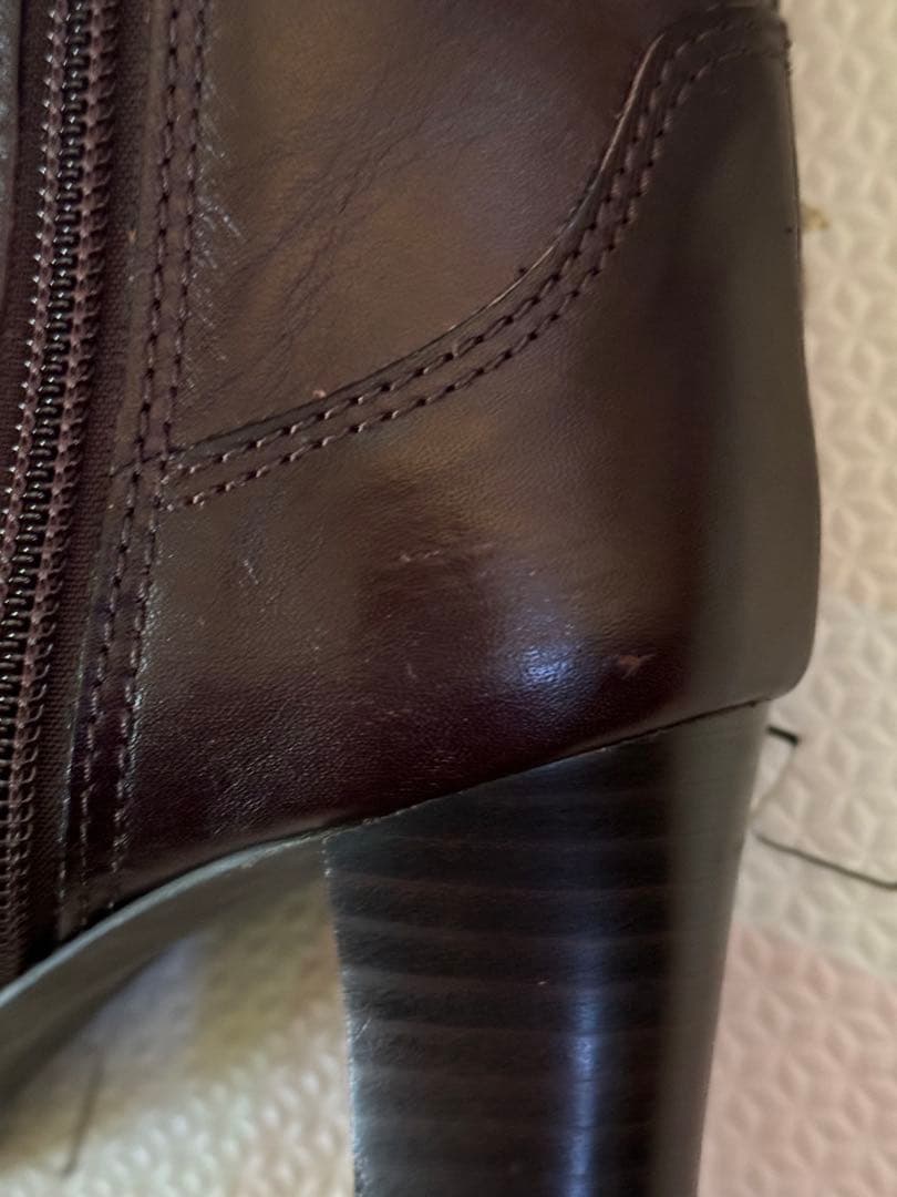 yukimaru・銀座かねまつ・黒、ダークブラウン ブーツ2足