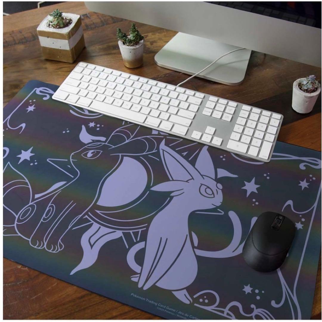 海外ポケセン 限定 エーフィ ブラッキー プレイマット デッキシールド セット