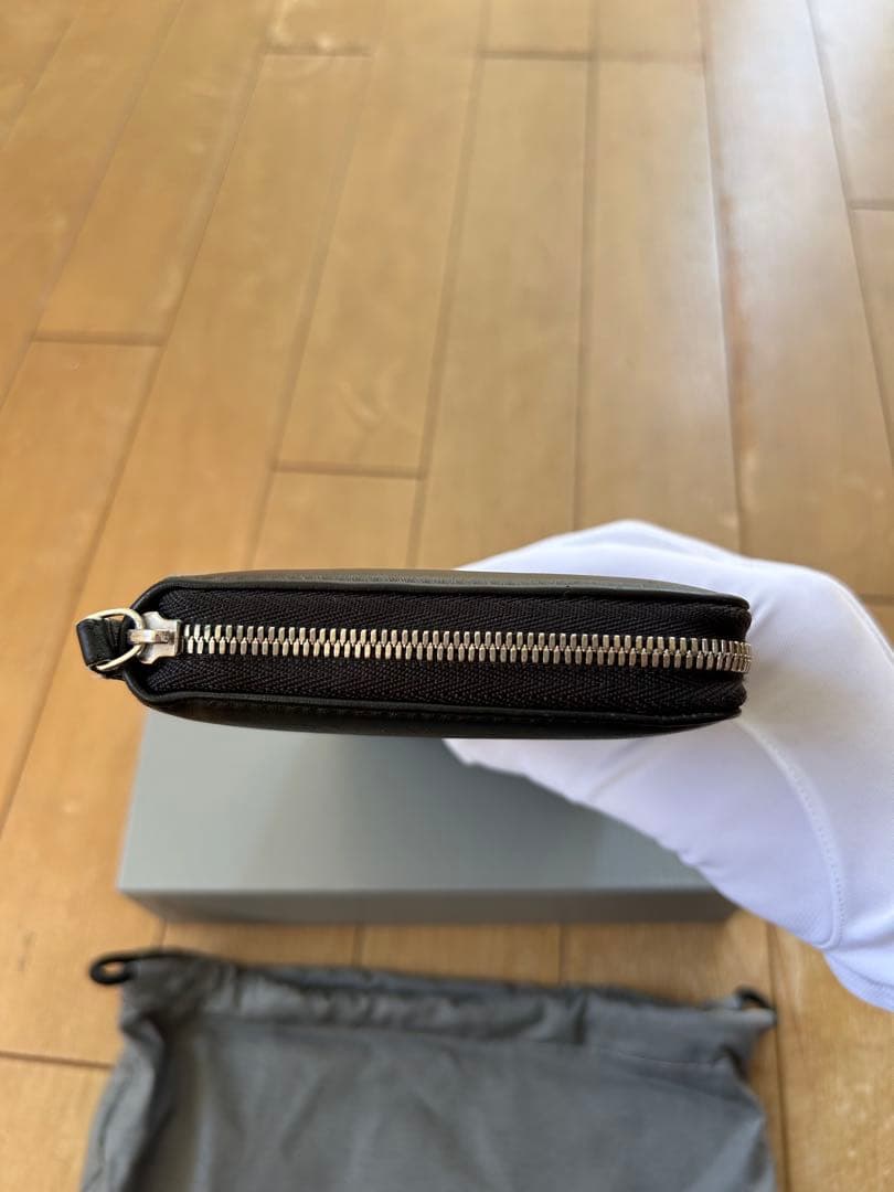 BALENCIAGA ブラック 長財布 収納袋付き