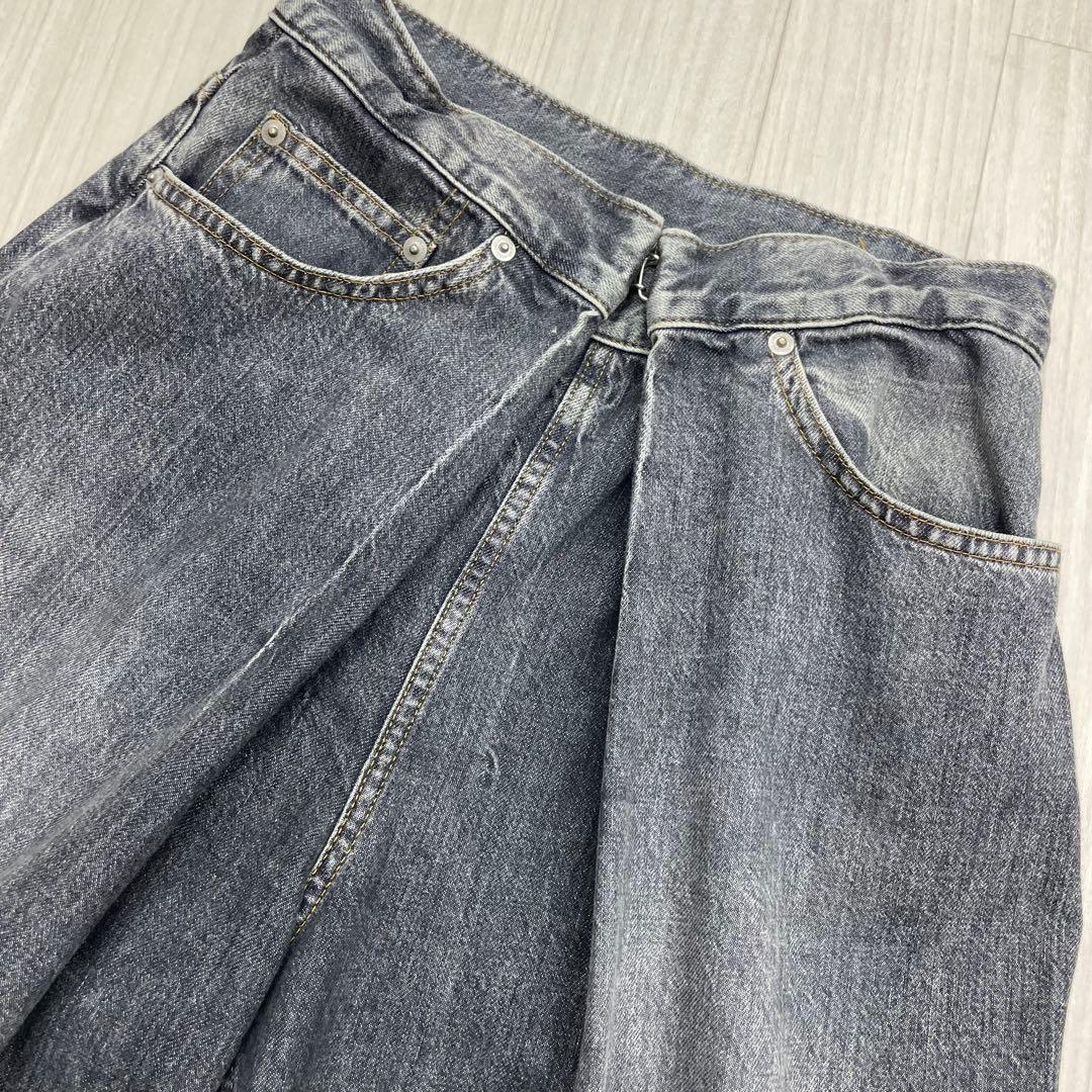 ☆ JOHN LAWRENCE SULLIVANWASHED デニムワイドパンツ