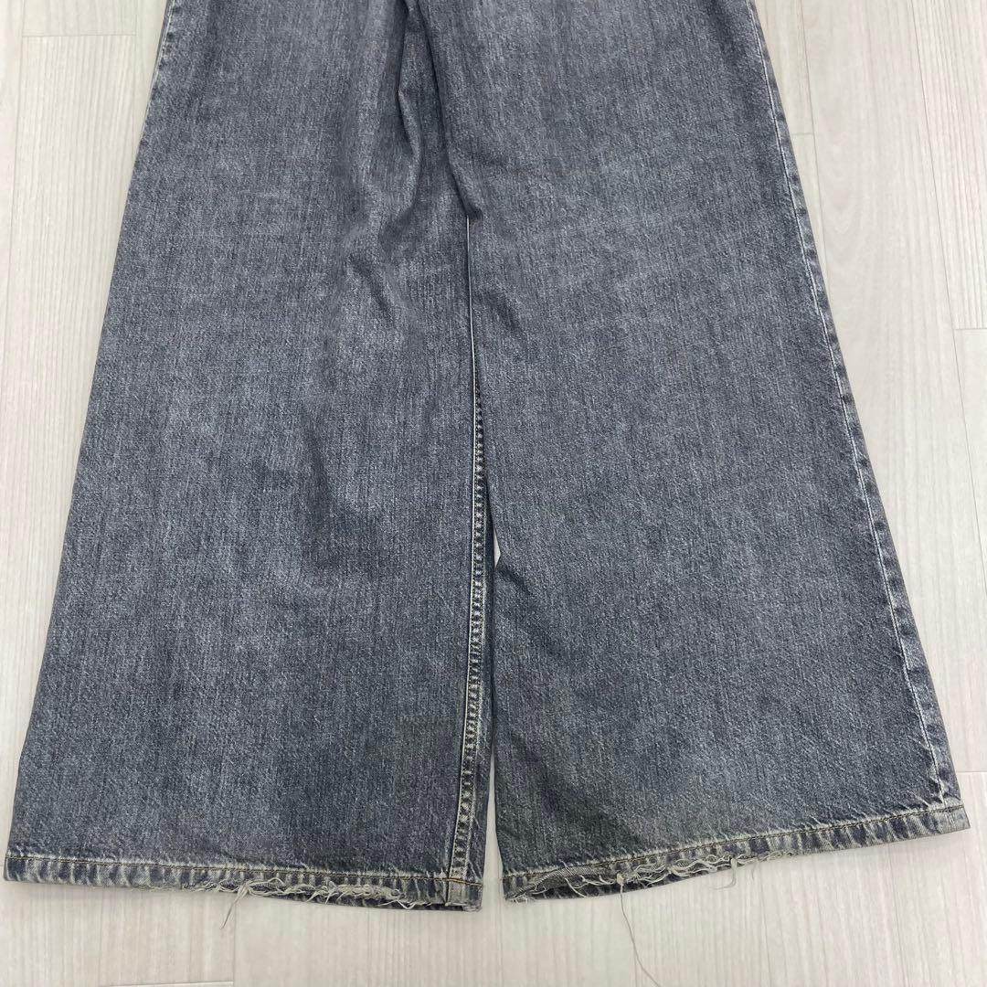 ☆ JOHN LAWRENCE SULLIVANWASHED デニムワイドパンツ