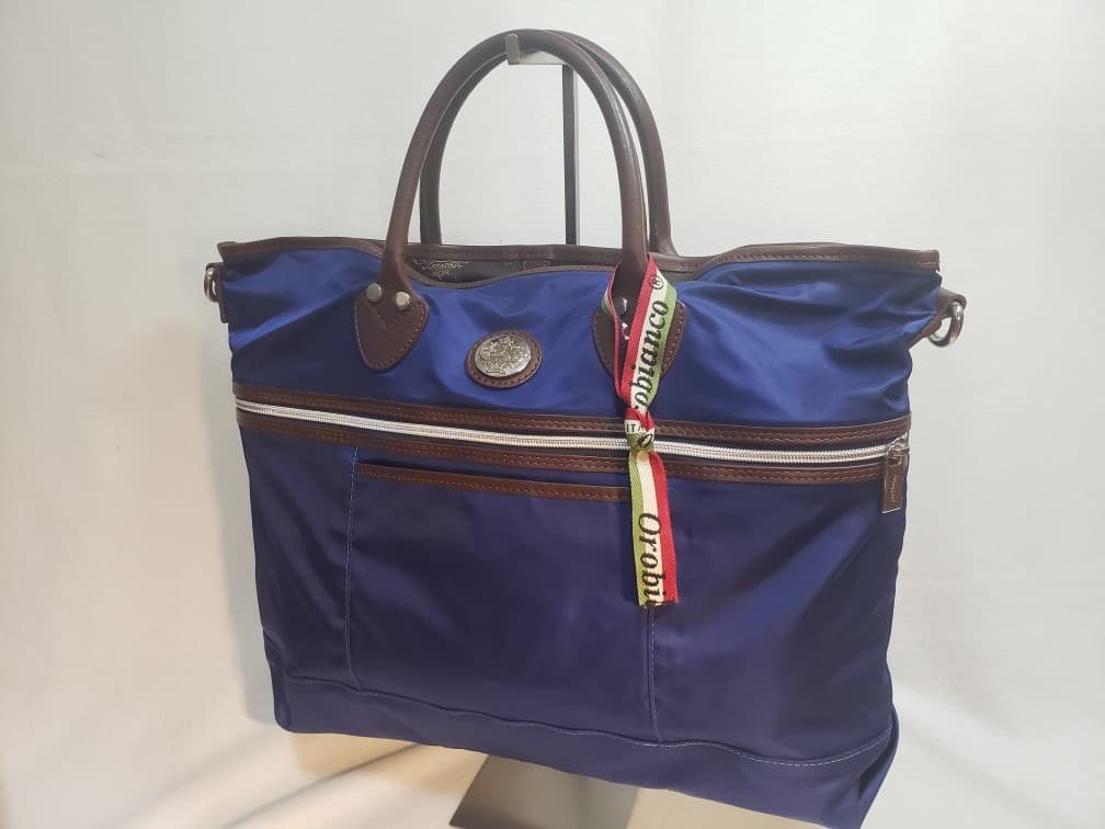 Orobianco 2way ビジネスバッグ トートバッグ ネイビー