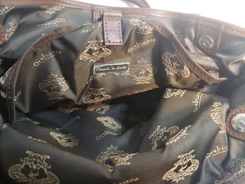 Orobianco 2way ビジネスバッグ トートバッグ ネイビー