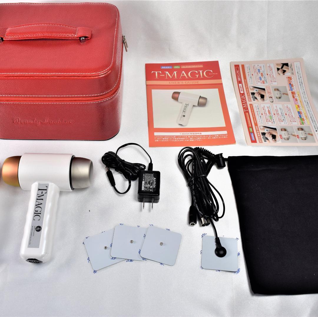 【新品・未使用】T-MAGIC ティーマジック　白　美顔器　小顔ケア　美容液付き
