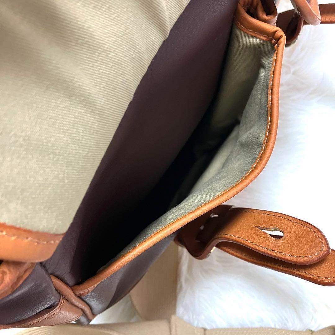 【美品・希少】ソメスサドル　ショルダーバッグ　レザー　ヌメ革　メッセンジャー