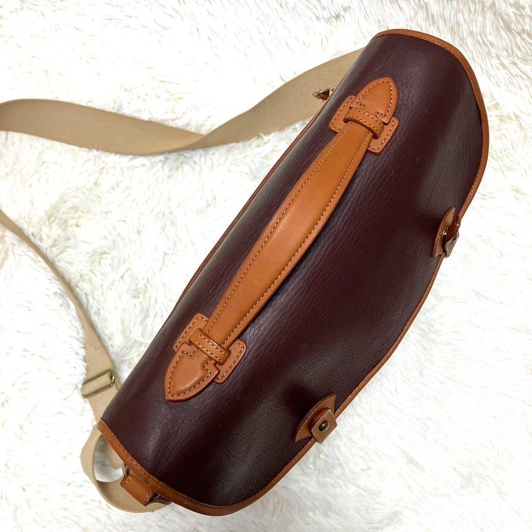 【美品・希少】ソメスサドル　ショルダーバッグ　レザー　ヌメ革　メッセンジャー