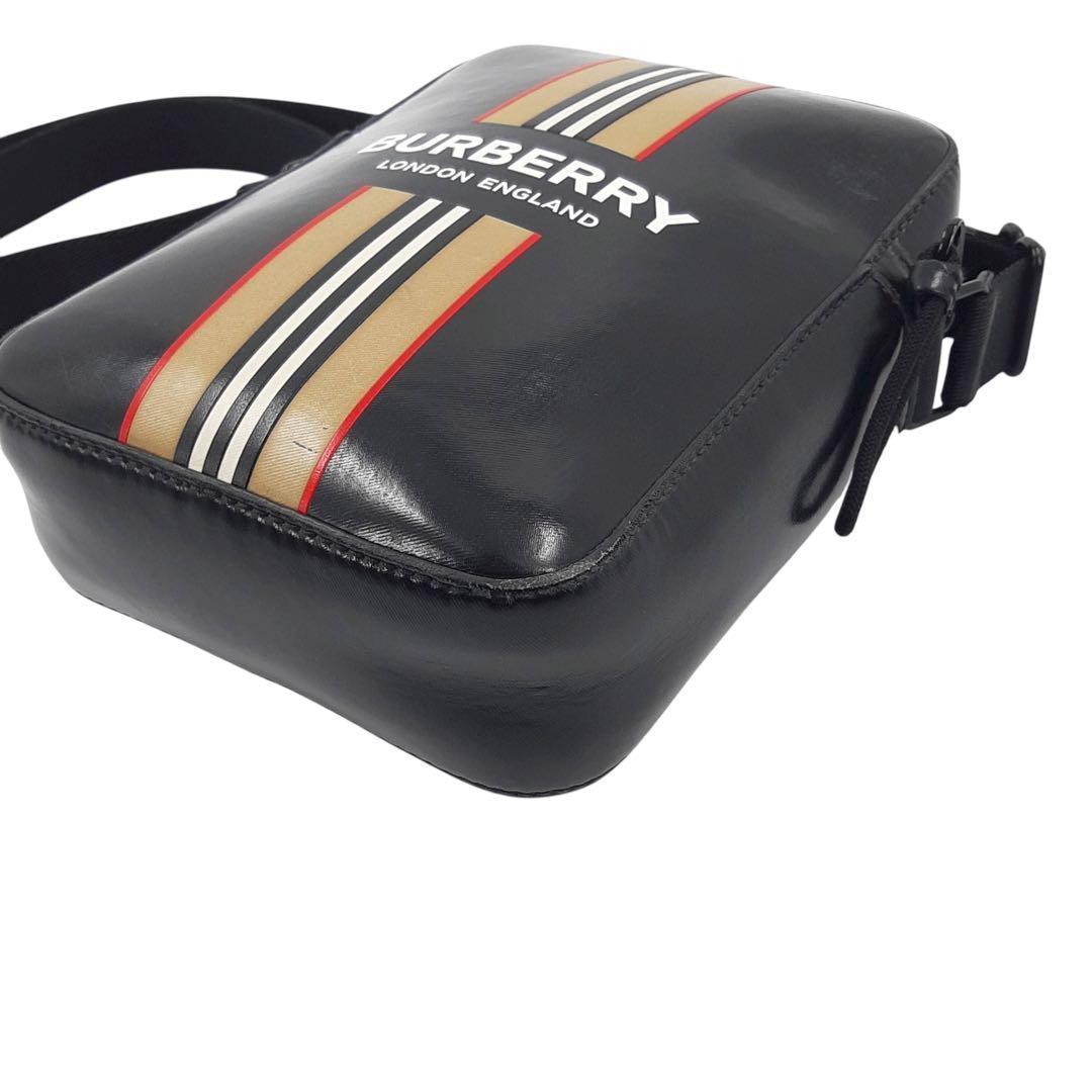【現行】バーバリー　イングランド　ショルダーバッグ　ノバチェック　スクエア