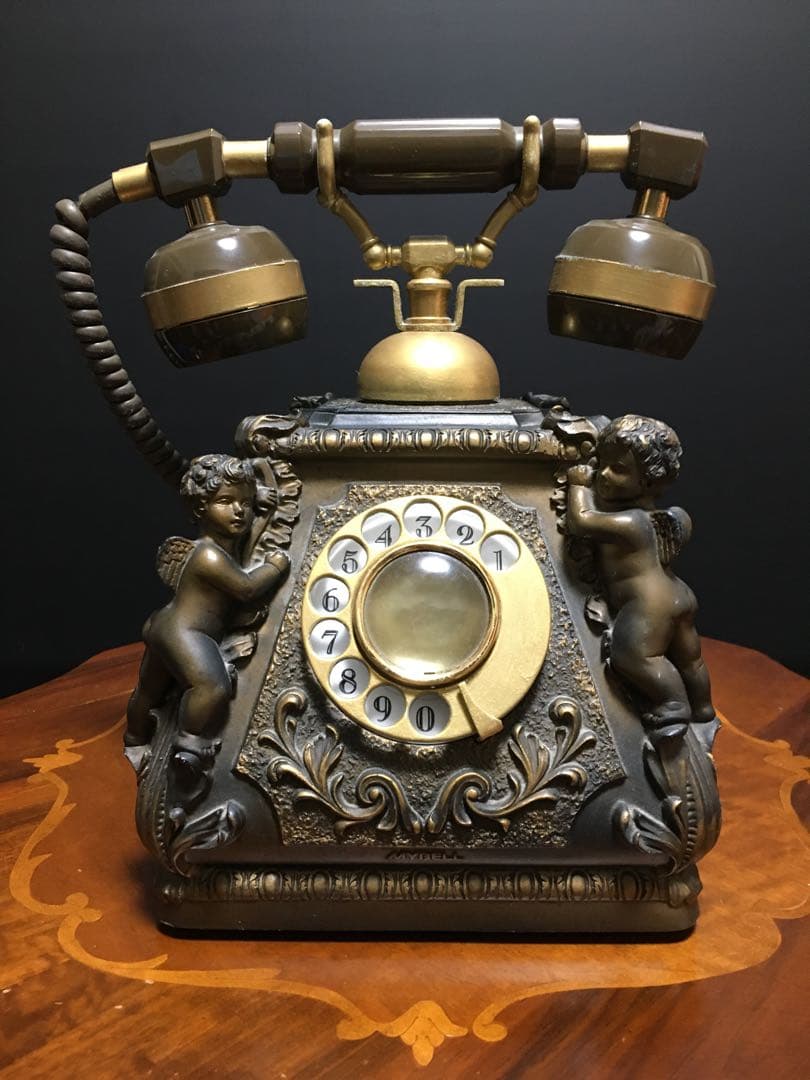 ヴィンテージ　ロータリー　ダイヤル式電話機　日本製