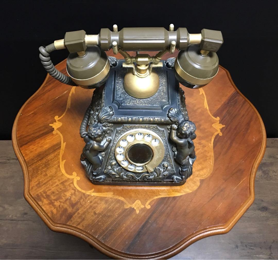 ヴィンテージ　ロータリー　ダイヤル式電話機　日本製