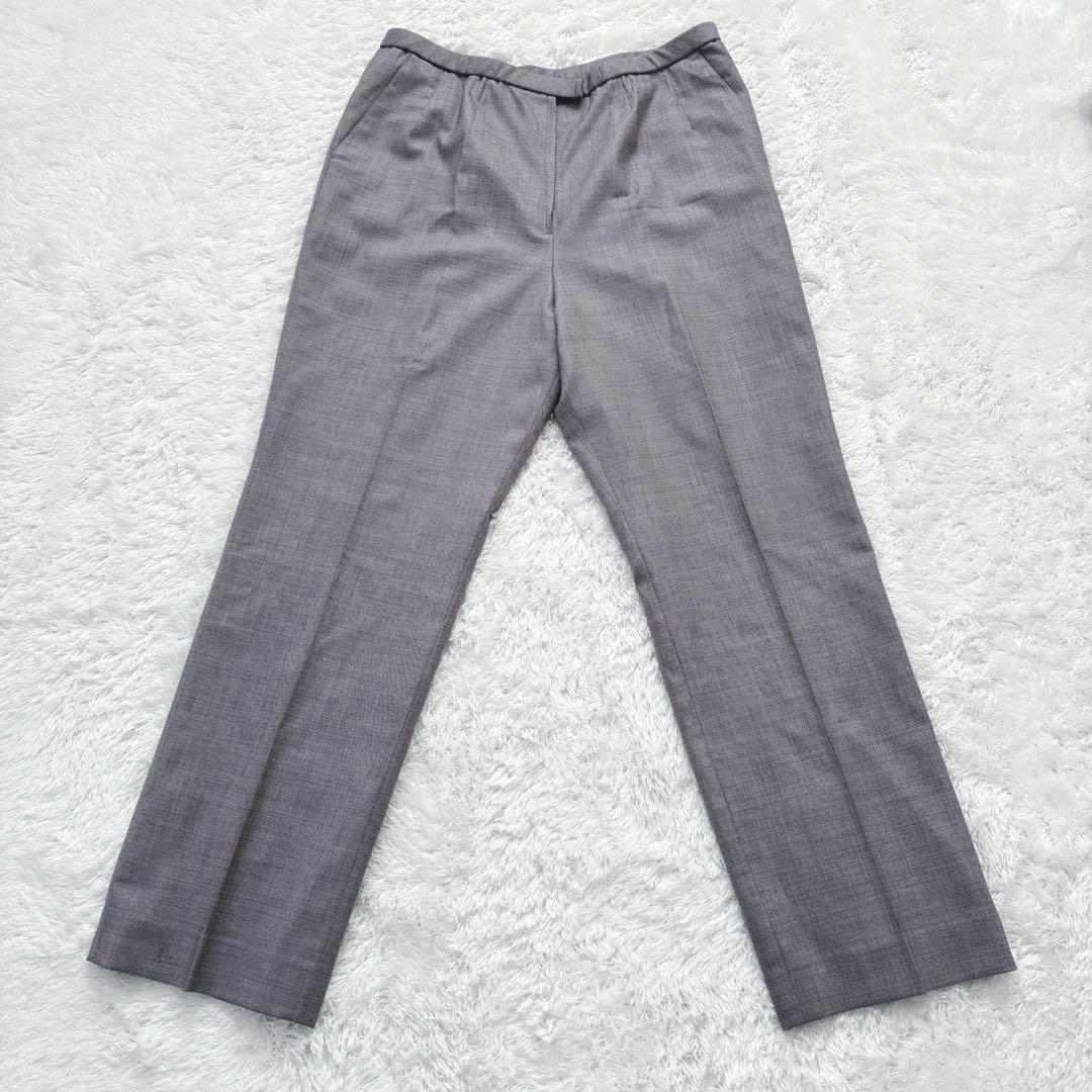 美品✨Leilianレリアン ロロピアーナ L パンツスーツ ウール シルク