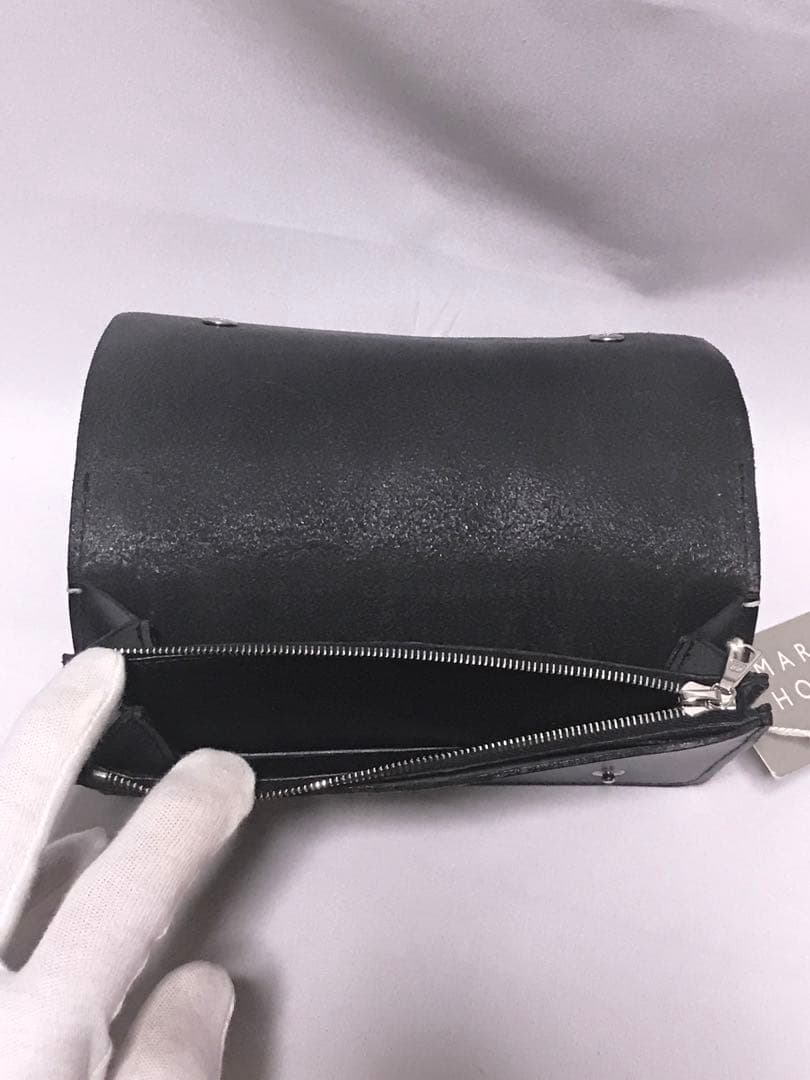 新品　イギリス製　マーガレットハウエル　長財布　ブラック