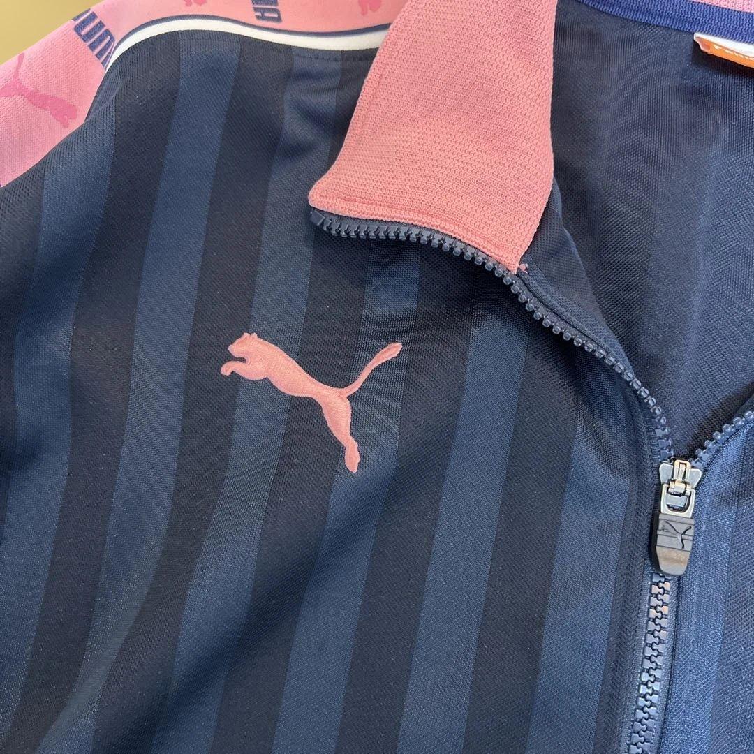 【美品】希少 PUMAプーマ　ネイビー　ピンク　プージャ　y2k