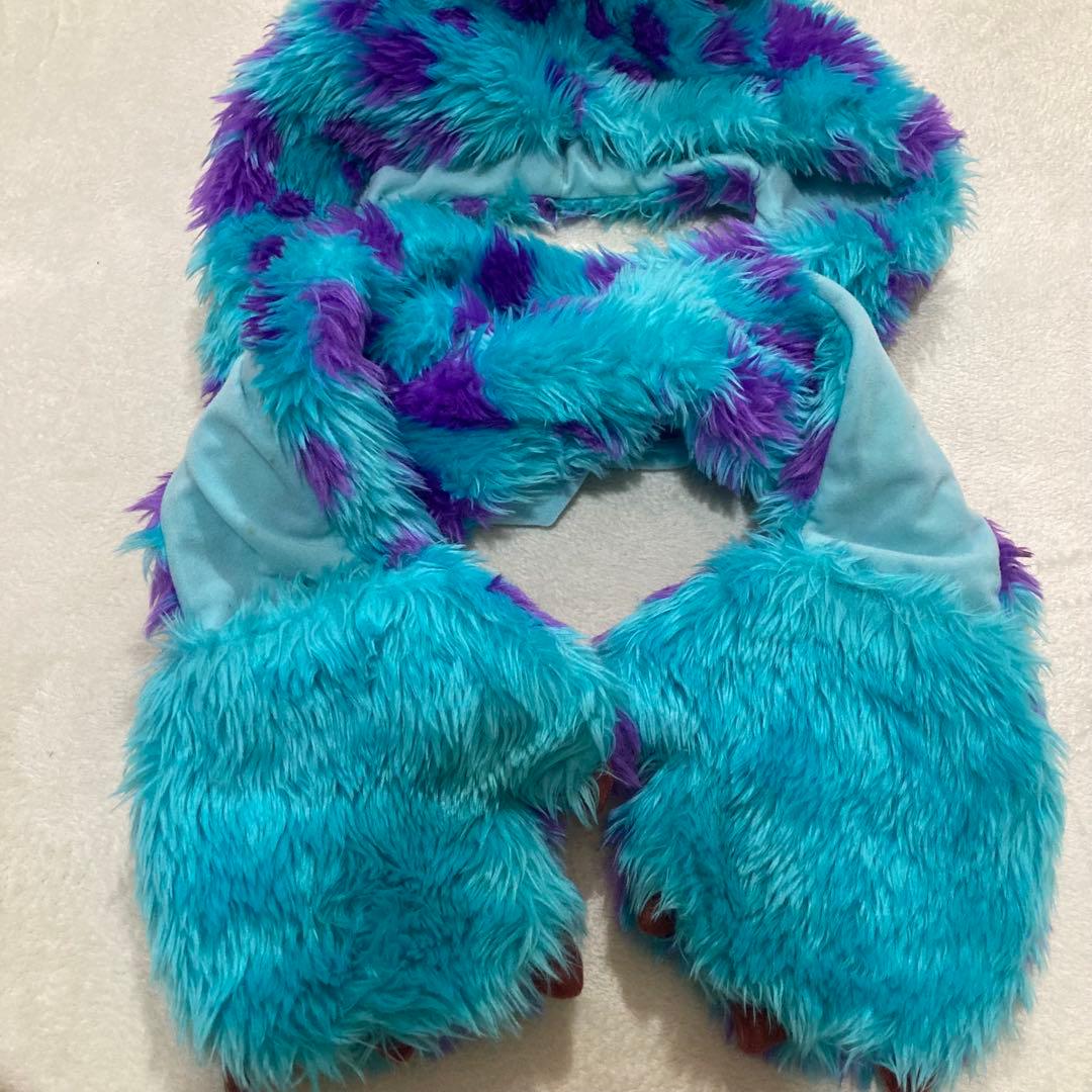 TDR 東京ディズニーランド　サリーマフラー付きファンキャップ　手袋