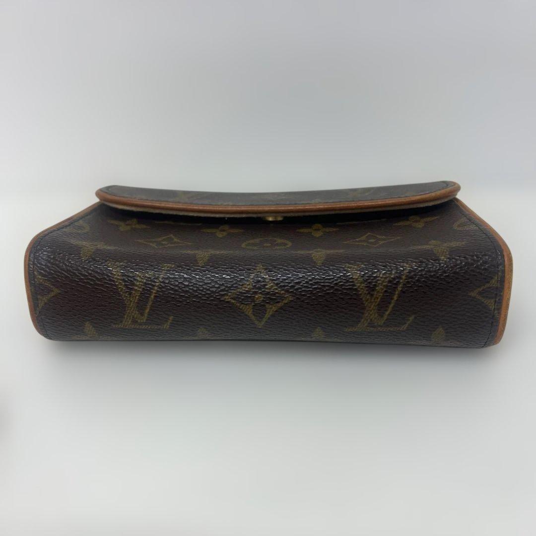 み*ず様 ルイヴィトン モノグラム ポシェット フロランティーヌ レザーベルト付