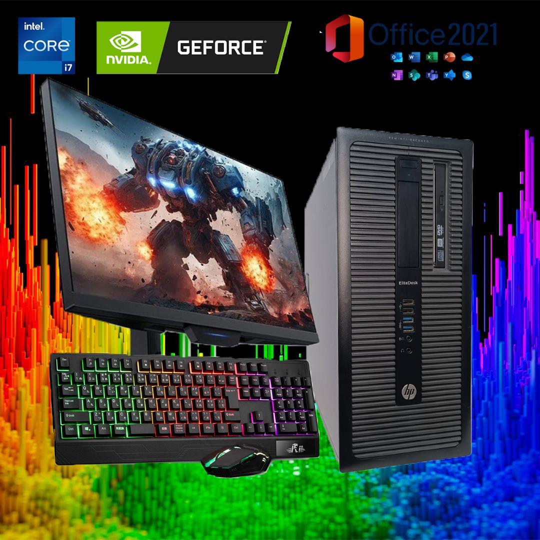 【激安ゲーミングPCフルセット】GTX960 快適動作！MS Office搭載