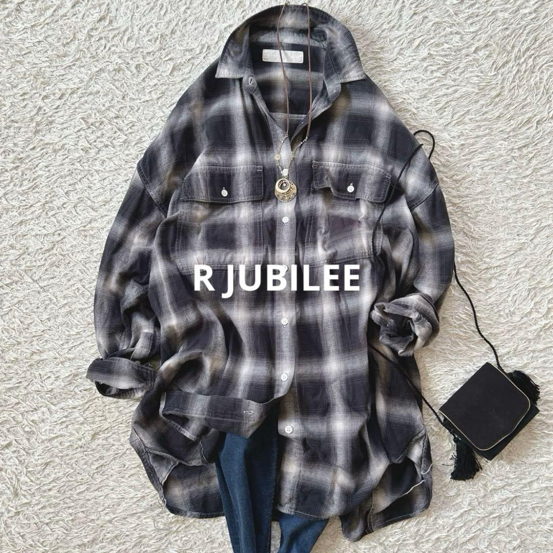 ガリャルダガランテ 別注 R JUBILEE オンブレ チェックシャツ 大きめ