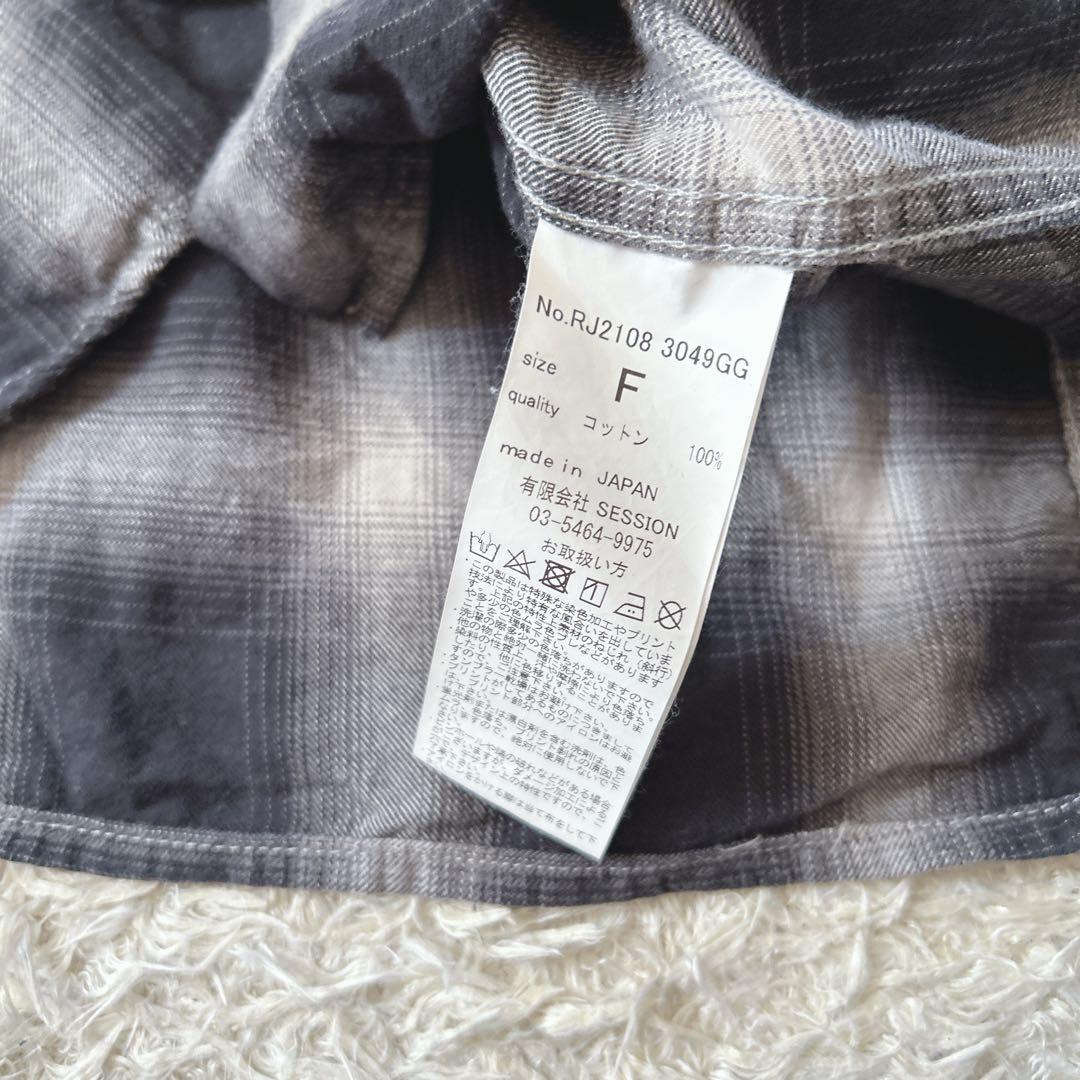 ガリャルダガランテ 別注 R JUBILEE オンブレ チェックシャツ 大きめ