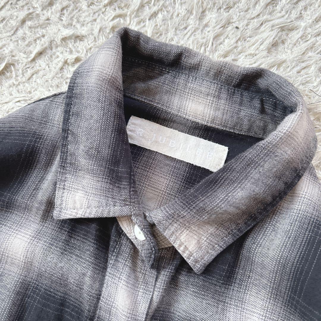 ガリャルダガランテ 別注 R JUBILEE オンブレ チェックシャツ 大きめ