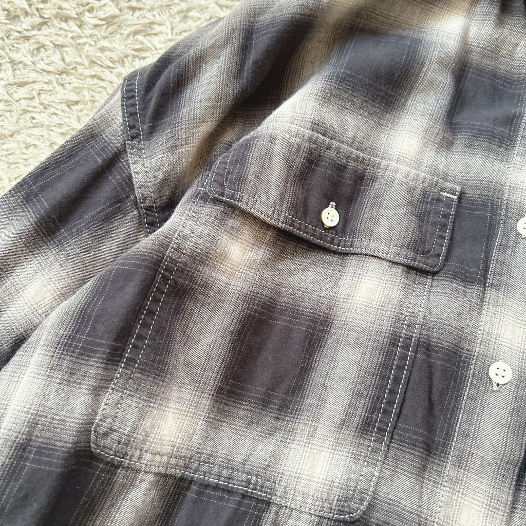 ガリャルダガランテ 別注 R JUBILEE オンブレ チェックシャツ 大きめ